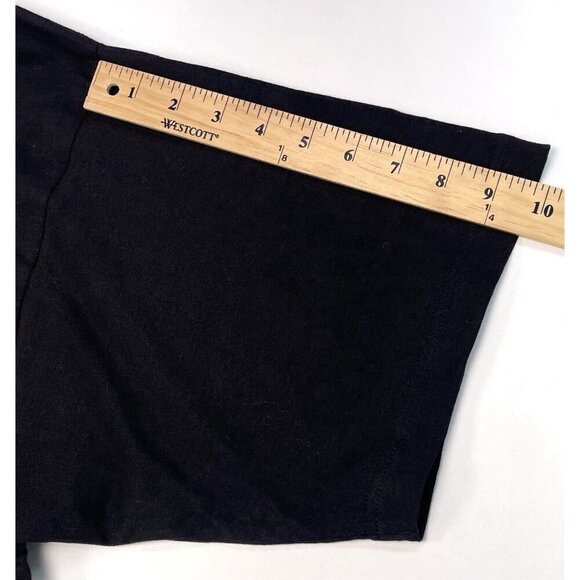 Mens 3XL Black Jewel Studded Aztec Skull S/S T-SHIRT Johnson Super Heavy Weight - Picture 6 of 8